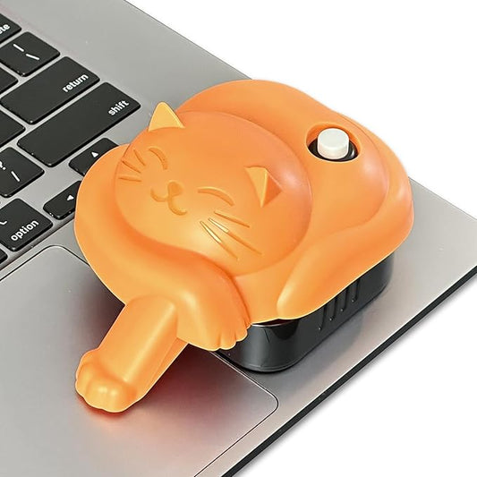 Magic Pet Touchpad Jiggler - Undetectable Natural Trackpad Movement, No USB, No Software, Patented | Mechanical Mouse Mover Made in USA, Keeps Laptop Screen Active, Cordless Silent for Remote Work