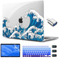 CISSOOK Compatible with MacBook Air 13.6 inch Case M2 M3 M4 M5 Ocean