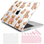 DONGKE Compatible with MacBook Pro 16 Inch Case (2026-2021 Release, M5 M4 M3 M2 M1 Pro/Max Chip), Plastic Hard Shell Cover with Keyboard Cover & Screen Protector for MacBook Pro 16", Garden Florals