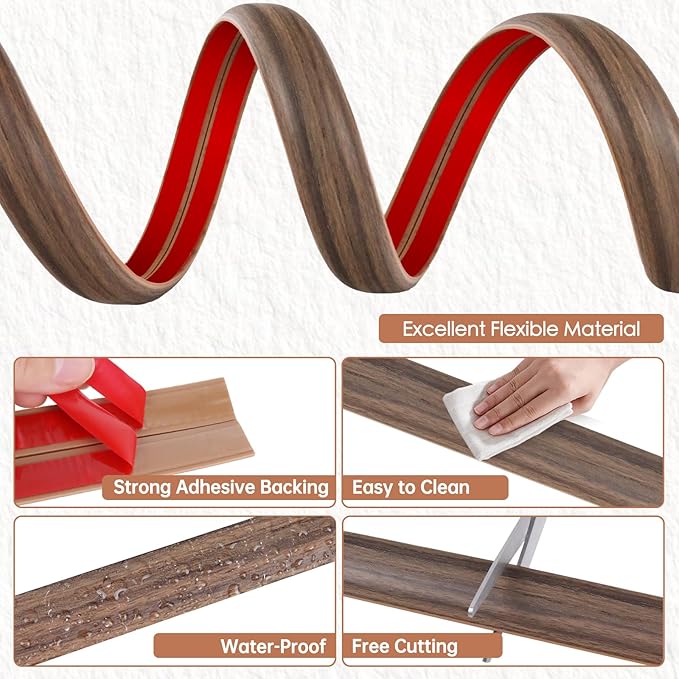 EYAYEN Floor Cord Cover for Wires on Floor Self Adhesive Cord Hider
