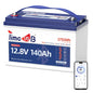 Timeusb 12V 50Ah LiFePO4 Lithium Battery for Kayak, RV, Trolling Motor
