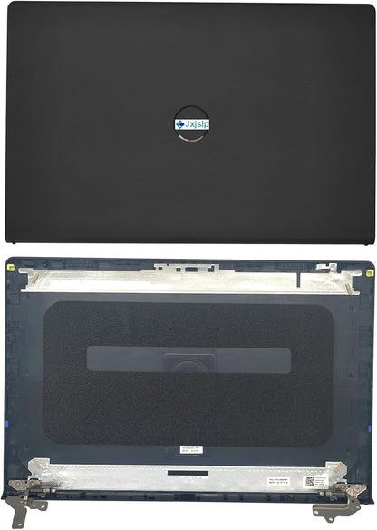 Replacement LCD Back Cover with Front Bezel with Hinges with Shaft Cover for DELL Inspiron 15 3510 3511 3515 3520 3525 3530 Series Laptop 0WPN8 00WPN8 9WC73 09WC73 AP3LE000901 Black