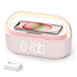 Bluetooth Speaker Alarm Clock & Wireless Charger for Bedside, Home, Office