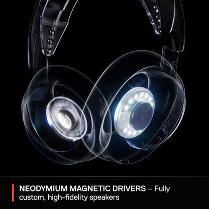 SteelSeries Arctis Nova 3P Wireless Multi-Platform Gaming Headset — Mobile App Control — 40 HR Battery — Neodymium Magnetic Drivers — 2.4GHz/Bluetooth — PS5, PS4, PC, Switch, Mobile — White