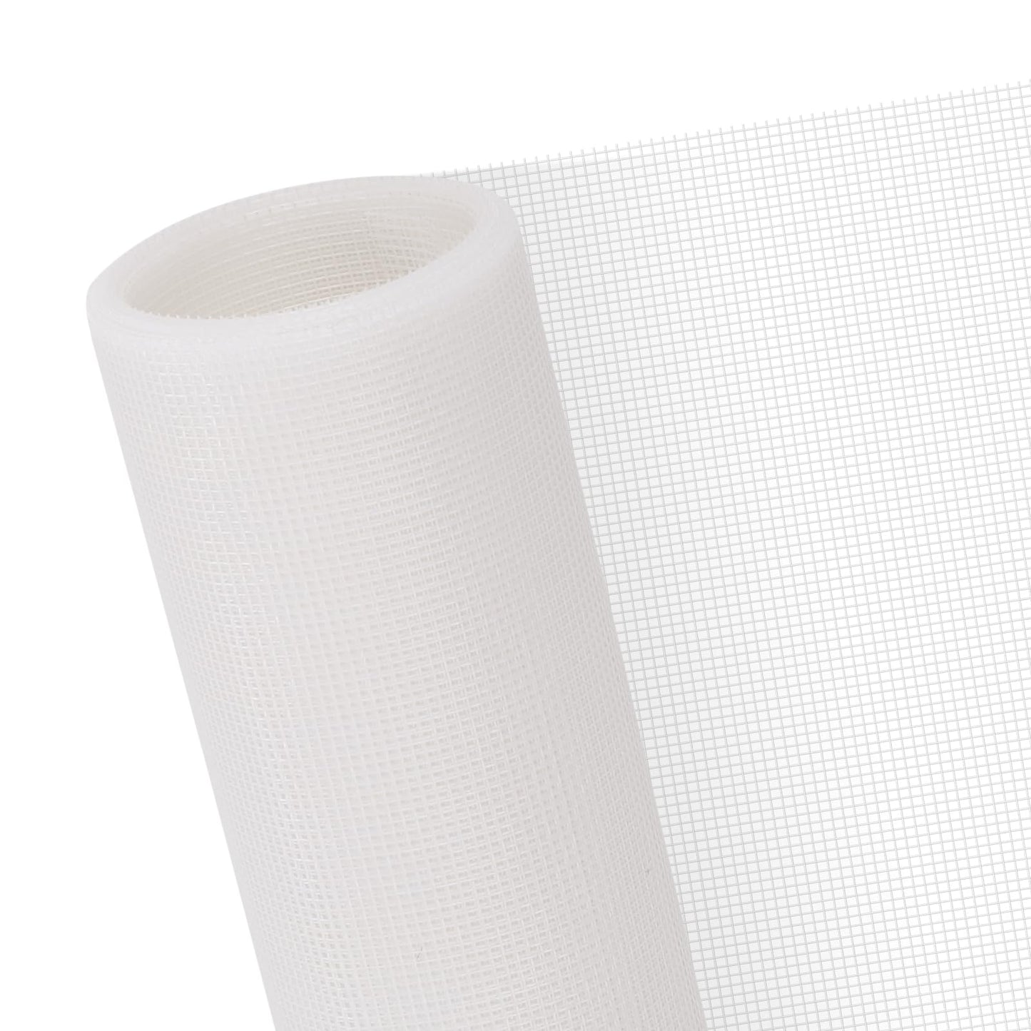 40"x118" Window Screen Mesh, Fiberglass Window Screen, Screen Door Mesh, Windows Screens and Screen Door Replacement, Patio Screen Mesh- White