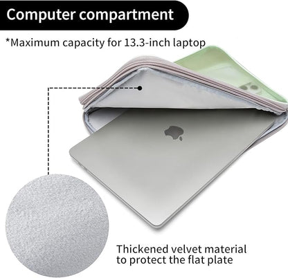 CONMOTO Laptop Case Sleeve,13 inch 15inch Computer Carrying Bag Laptop Sleeve Compatible for MacBook Air/Pro, HP, Dell, Lenovo, Acer