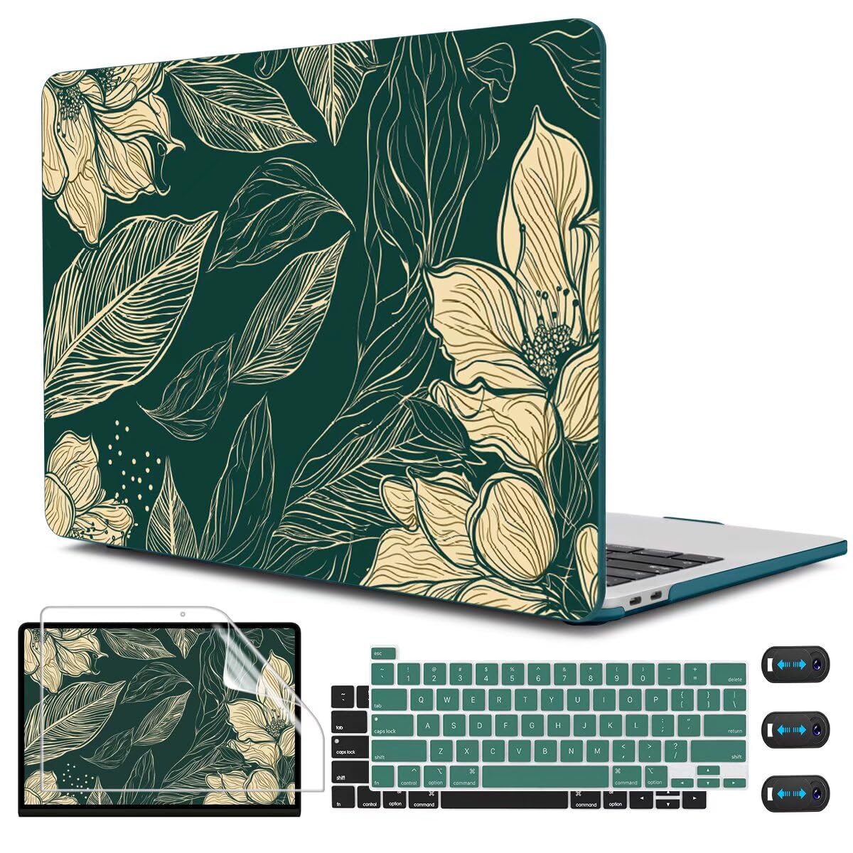 CISSOOK Compatible with MacBook Pro 13 inch Case 2025-2016 Release M2 M1