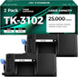 TK-3102 TK3102 Toner Cartridge Black 2-Pack High Yield Replacement Compatible for Kyocera TK-3102 TK3102 1T02MS0US0 FS-2100 M3540 FS-2100DN FS-2100D ECOSYS M3040idn M3540idn M3040dn M3540dn Printer