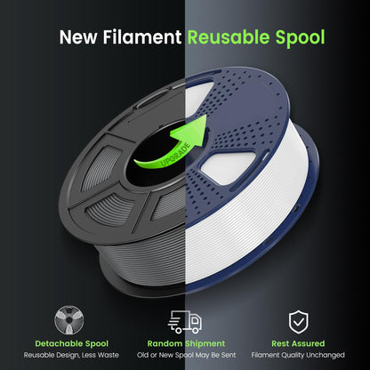 SUNLU PETG Glow in Dark Filament,1kg(White, Glow Green)