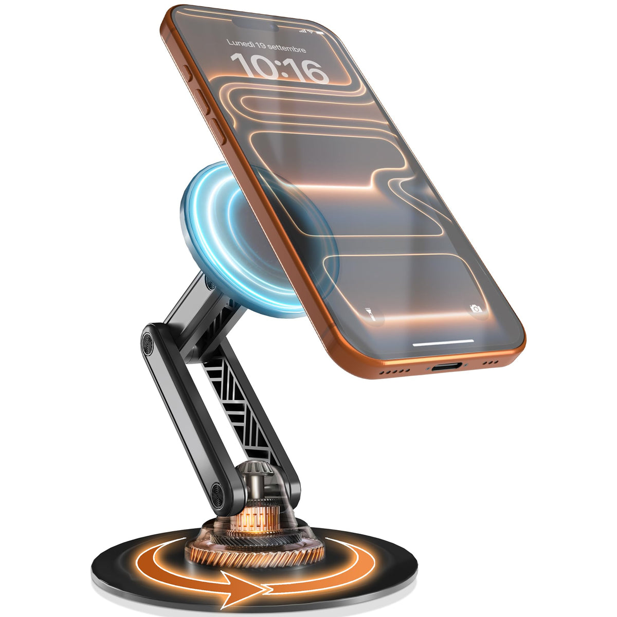 Cooper Mag360 Magnetic Phone Stand for Desk, MagSafe Stand for iPhone 17