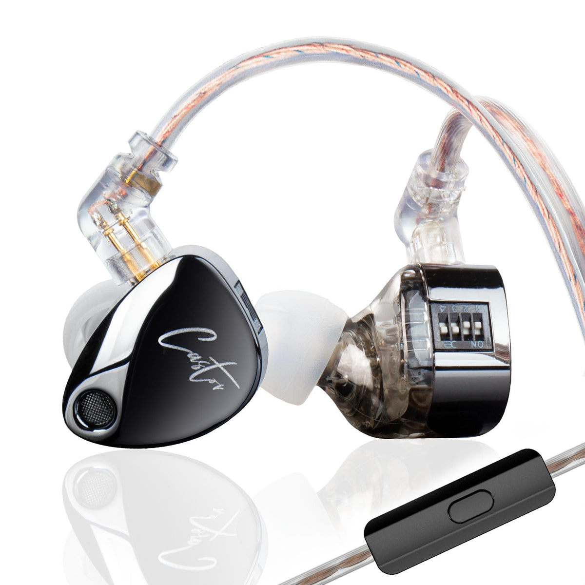 KZ EDX Pro in Ear Monitor Headphones KZ IEM Earphones Dual DD HiFi Stereo Sound Stage Earphones Wired Noise Cancelling Gaming Earbuds for Musicians Singer Audiophiles