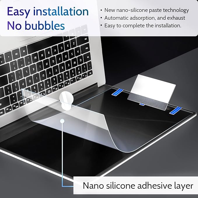 3 Pcs 15.6 Inch Laptop Anti Blue Light Screen Protector for 16:10 Widescreen Monitor, 15" Computer Glare Filter/Uv Blocker Shield Cover/Eye Protection Film