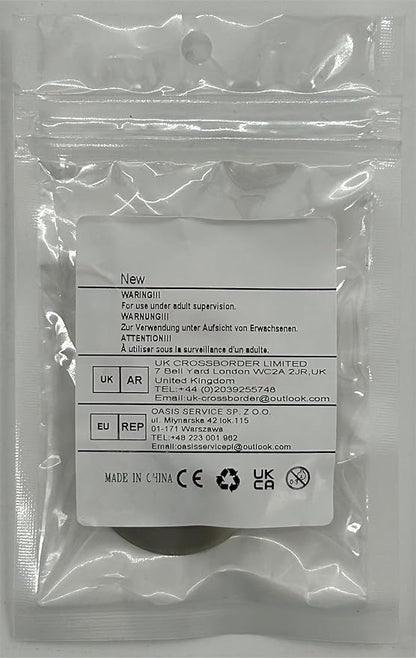 Security Lock Plate Self-Adhesive Plate with Lock Slot for Cables to Lock Down Laptops, Mac Book, Tablets, iPad, or Other Computer (Silver)