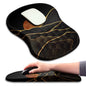 KUOSGM Mouse Pad Wrist Support, Ergonomic Mouse Pad with Massage Dot, Comfortable Computer Mouse Pad for Laptop, Wrist Rest Pain Relief Mousepad with Non-Slip PU Base for Office & Home, 12 x 8 in
