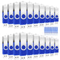 100-Pack of 1GB USB Flash Drive Bulk EASTBULL FAT32 Thumb Drive Pack (Blue)