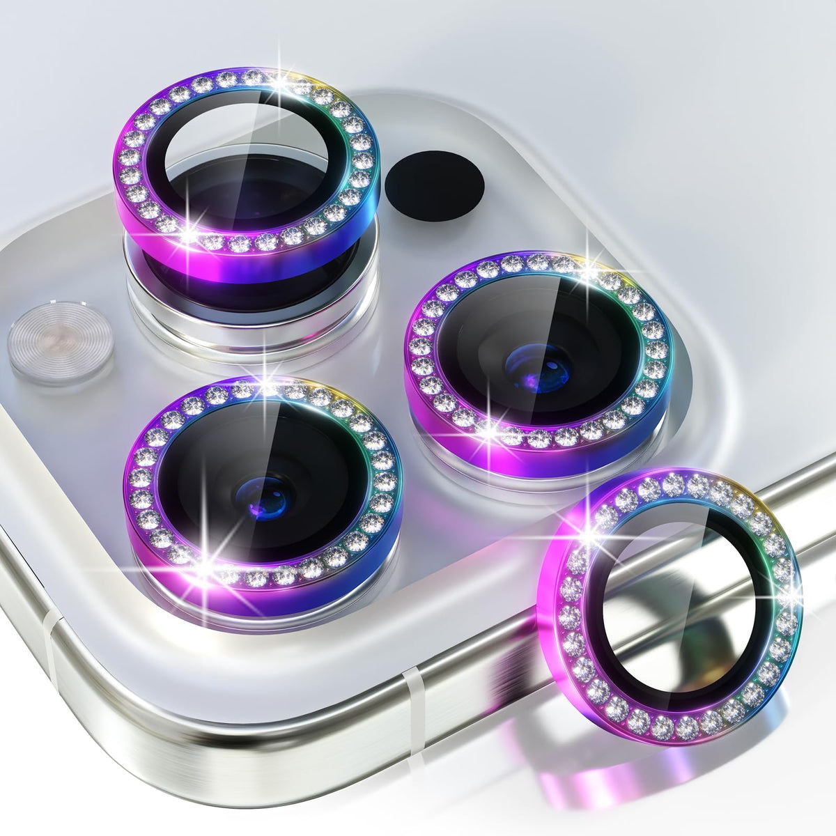Choiche for iPhone 15 Pro/iPhone 15 Pro Max Camera Lens Protector