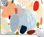 Mouse Pad, Multi Color Abstract Art Mouse Pad, Square Non-Slip Rubber Personalized Computer Mouse Mat, Waterproof Cute Desk Mousepad for Gaming Office Laptop Home