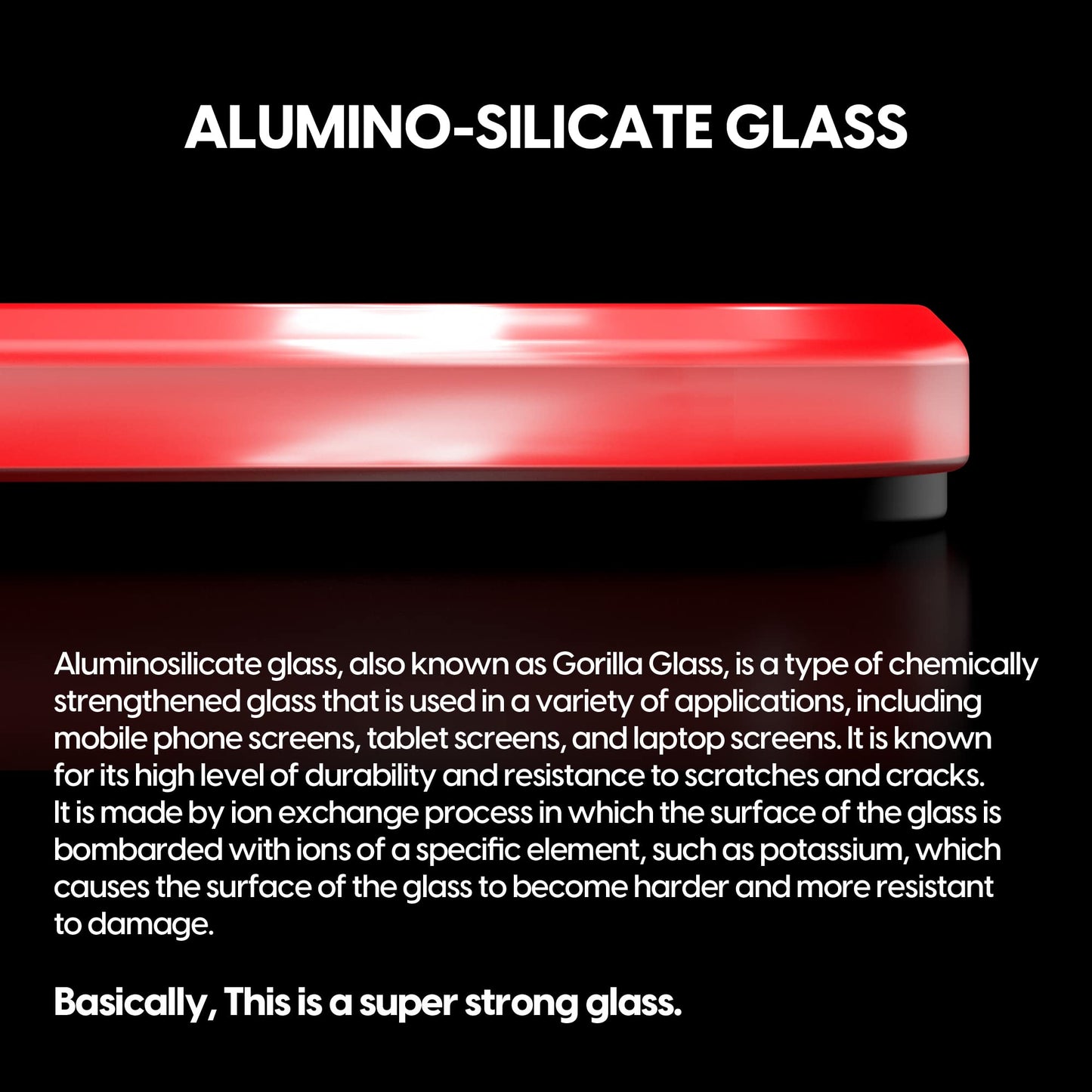 Pulsar Gaming Gears Superglide Pad v1 Glass Mouse Pad, XXL, Red