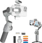 ZHIYUN CINEPEER Smooth 5E Combo Gimbal Stabilizer for iPhone, Android, Built-in Fill Light, Tripod, 3-Axis 300g Payload Phone Gimbal, Gesture Control, Vlogging Stabilizer for YouTube, TikTok