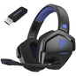 NUBWO Wireless Gaming Headset with Mic for Ps5 Ps4 PC, Zero Interference, 100-Hour Battery All-Day Play, 23ms Sync for Fortnite & Call of Duty/FPS Gamers, Triple Mode All Devices Compatible - White