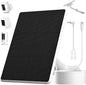 6W Solar Panel for Ring Spotlight Cam Battery & Stick Up Cam Battery, High-Efficiency Solar Charger with 360° Adjustable Retractable Bracket & 10ft Cable