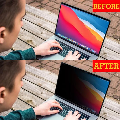 14-inch magnetic privacy screen, suitable for laptops with a 16:9 removable anti-glare filter, reduces blue light/compatible with HP, Dell, Acer, Asus, Samsung, Lenovo and other laptops.
