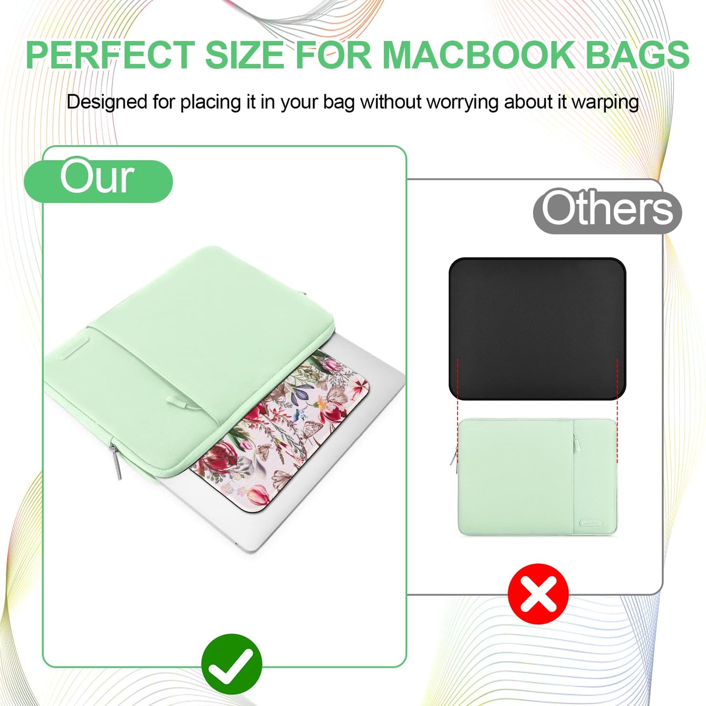 3 Pack Small Mouse pad Beautiful Flowers Plants Mouse Pads for Wireless Mouse Office Computer Mousepad for Desk Mat Laptop with Non-Slip Rubber Base(Flower)