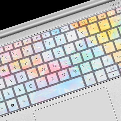 Keyboard Cover for HP EliteBook 830 835 840 845 1040 G9 G10 2024 2023 2022 13.3 14 inch Laptop Accessories Keyboard Protective Skin (Not fit The 830/840/845/1040 G8 G7 G6 G5 G4 G3)-Iridescent