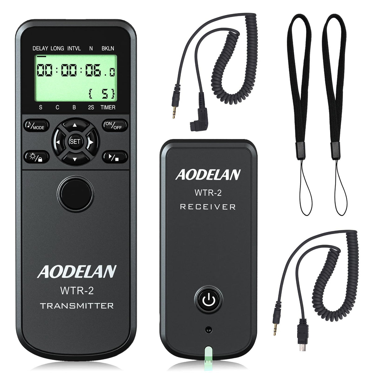 AODELAN Camera Wireless Shutter Release Timer Remote Control for Canon