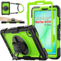 SEYMAC stock Case for Samsung Galaxy Tab A11+ Plus/A9+ Plus 11'', Full-Body Drop Protection Case with Screen Protector Pencil Holder [360° Rotating Hand Strap] &Stand, Purple+Colorful
