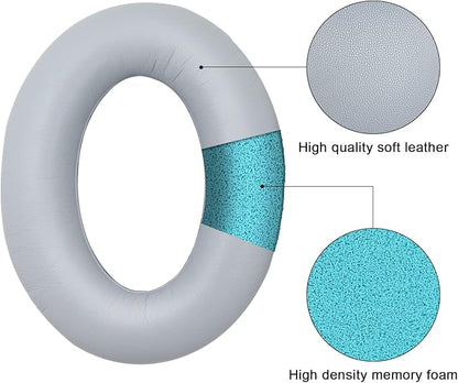 Replacement Ear Pads for Bose QuietComfort 35 35 II 15 25(qc 35 25 15/QC35 ii), Headphone Ear Covers, High Density Memory Cotton, Soft Leather, Adaptive Noise Isolation Headphones Pads Cushions
