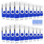 100-Pack of 1GB USB Flash Drive Bulk EASTBULL FAT32 Thumb Drive Pack (Blue)