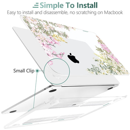 TWOLSKOO Compatible with MacBook Air 13 inch Case M5 2026 M4 2025 M3 M2 2024-2022 A3449 A3240 A3113 A2681, Plastic Hard Shell & Keyboard Cover for MacBook Air 13.6 inch Case, Mobilnoe