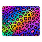 ITNRSIIET Mouse Pad Non-Slip Rubber Base Smooth Surface Stitched Edges Waterproof Durable Compatible with All Mice for Office & Gaming, Desk Accessory, 10.2x8.3x0.12 inch, RainbowLeopard