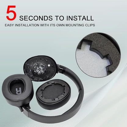 Replacement Ear Pads for JBL Tune 700(700BT)/710(710BT)/720(720BT)/750(750BT,750BTNC)/760(760NC)/770(770NC) Headphones, Headset Ear Cushions, Headset Earpads, Ear Cups Cover-Red