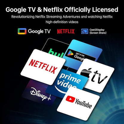 KTC 32 Inch 4K Smart Monitor with Google TV System UHD 3440x2560P Hey Google Voice Remote Netflix Licensed Dolby Audio HDR KVM Technology WiFi Bluetooth 65W PD Type C Fast Charger VESA Support