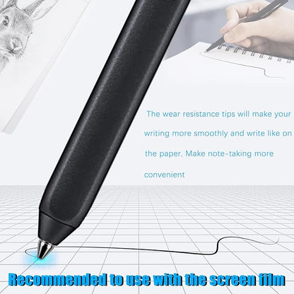 Universal Fit No Worn Out Fine Titanium Alloy Fine Pencil Nibs Compatible with BOOX Pen 2 Pro,iReader,IFLYTEK,Lamy AL-Star Digital Pen, Ballpoint Replacement Tips for eReader Digital Pen,2 Pcs