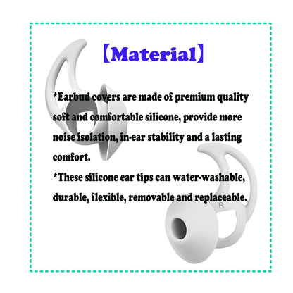CYADCI Silicone Earbud Tips 3 Pairs Small Eartips Compatible with Bose QuietComfort Earbuds and Sport Earbuds