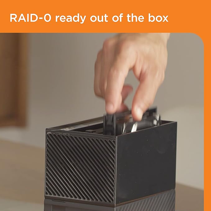 WD 16TB My Book Duo Desktop RAID External Hard Drive HDD, USB 3.1, With Password Protection and Auto Backup Software - WDBFBE0160JBK-NESN