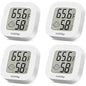 Vaikby Indoor Thermometer 4Pack, Humidity Gauge Meter Digital Hygrometer Room Thermometer for Home, Hight Accurate Temperature and Humidity Monitor, Large LCD Display Fahrenheit or Celsius