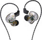 YINYOO KBEAR KS1 in Ear Monitor Bass Earbuds Wired Earbuds,Clear Sound Stereo Headphones, Vocals Forwards High Resolution Noise Canceling HiFi Earphones, Detachable Cable for Singers