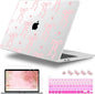 Lepeoac for MacBook Pro 16 inch Case 2019 2020 Release Model A2141, Plastic Hard Shell Cover with Keyboard Cover & Screen Protector for MacBook Pro 16 inch with Touch Bar & Touch ID, Bow