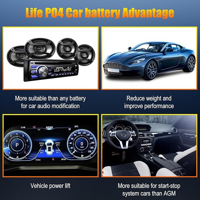 TPE Car Start-Stop Lithium Battery GROUP 49 12V 90AH Car Battery with 1300CCA – High-Performance Automotive Battery with 60 Months Warranty