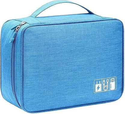 VOCUS Electronics Organizer Travel Cable Organizer Bag for Electronics Accessories, Portable Tech Carring Large Storage Case for Charger, Cord, Power Bank, Hardware