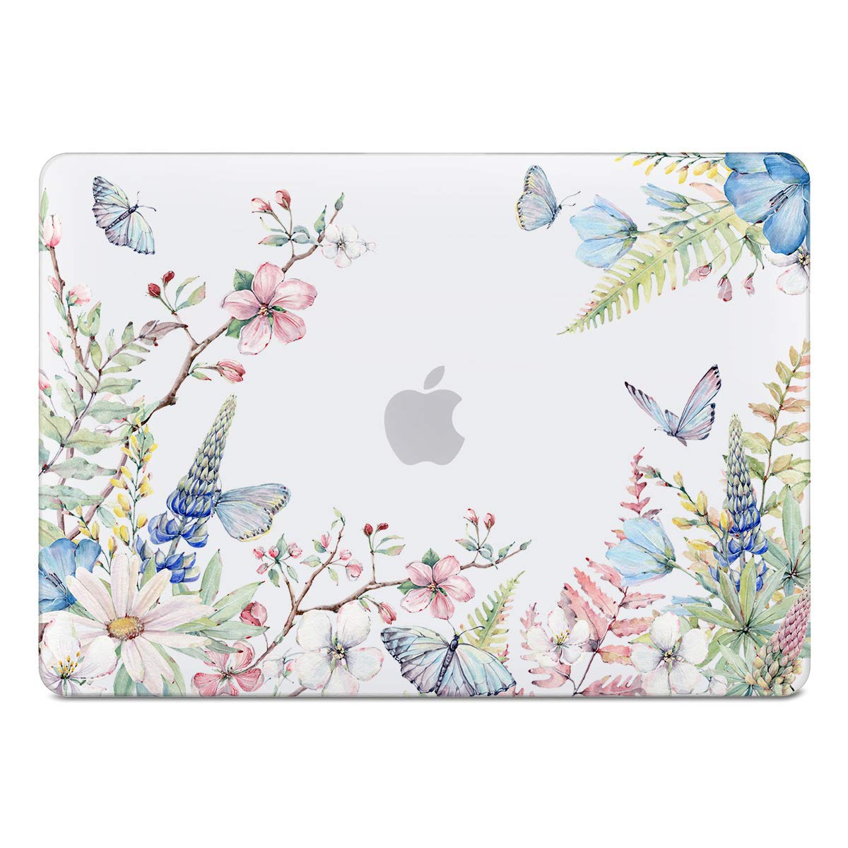 Batianda LumiArt Case for MacBook Air 13 inch 2018-2020, Elegant Flowers