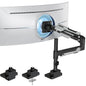 ARES WING Ultrawide Monitor Arm for 24 to 57 Inch Screen, Black