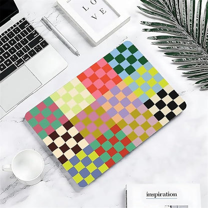 Compatible with MacBook Air 13.3 13.6 Inch Case 2022 2021 2020 2019 Plastic Hard Shell Case Cover,13.3 Pro(A1706/A1708/A1989/A2159/A2289/A2338), Colorful Checker