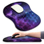 KUOSGM Mouse Pad Wrist Support, Ergonomic Mouse Pad with Massage Dot, Comfortable Computer Mouse Pad for Laptop, Wrist Rest Pain Relief Mousepad with Non-Slip PU Base for Office & Home, 12 x 8 in