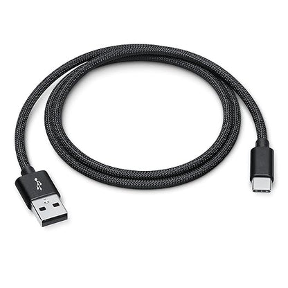 Woven Car CarPlay USB-C Cable for iPhone 16 Charger MFi-Certified USB-C to USB-A Cable Cord Fast Charging for Apple iPhone 16 Pro Max/16 Pro/15 Pro Max/16 Plus/15Plus, iPad Air 13-in M2 (3.3ft, Black)