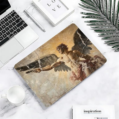Compatible with MacBook Air 13.3 13.6 Inch Case 2022 2021 2020 2019 Plastic Hard Shell Case Cover,13.3 Pro(A1706/A1708/A1989/A2159/A2289/A2338), Greek Fresco Apollo
